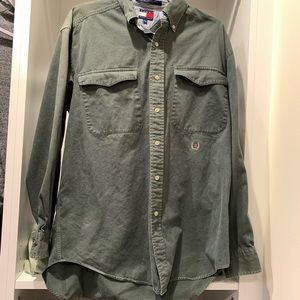 vintage tommy hilfiger button up